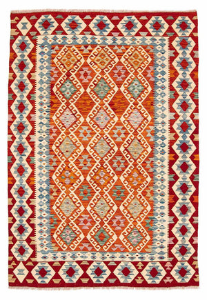 Kelim Carpet - Splash - 236 x 172 cm - flerfärgad
