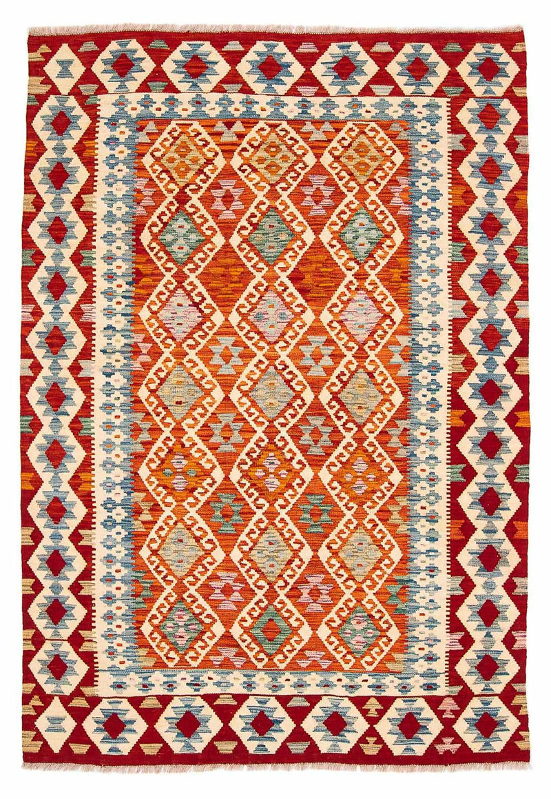 Kelim Carpet - Splash - 236 x 172 cm - flerfärgad