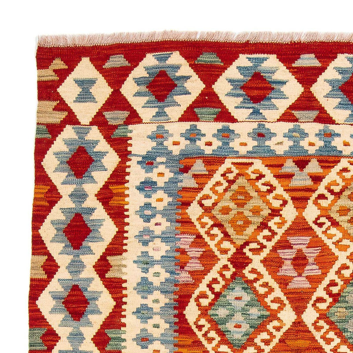 Kelim Carpet - Splash - 236 x 172 cm - flerfärgad