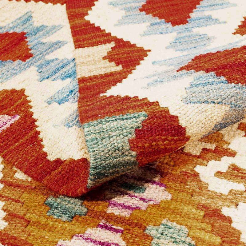 Kelim Carpet - Splash - 236 x 172 cm - flerfärgad