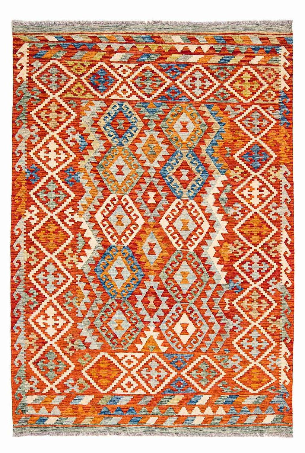 Kelim Carpet - Splash - 250 x 180 cm - flerfärgad