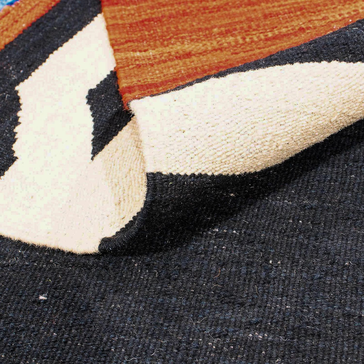 Kelim Carpet - Splash - 243 x 179 cm - flerfärgad