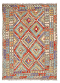 Kelim Carpet - Splash - 205 x 156 cm - flerfärgad