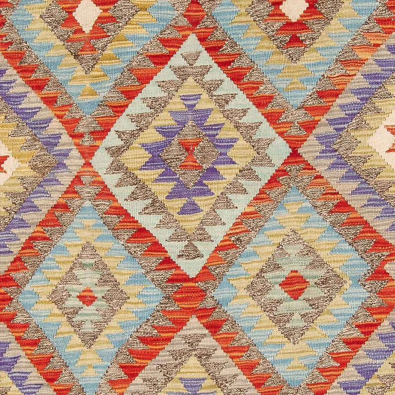 Kelim Carpet - Splash - 205 x 156 cm - flerfärgad