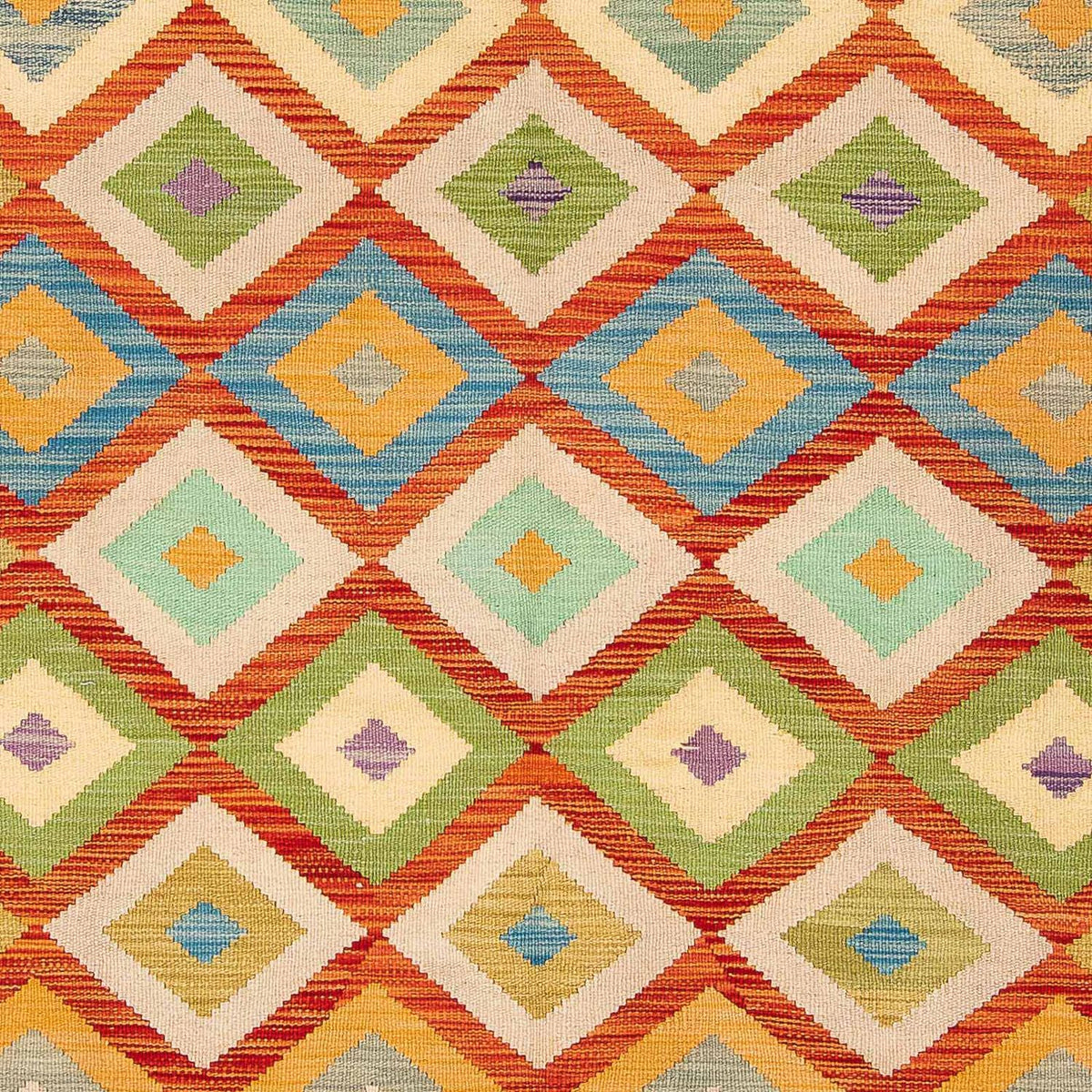 Kelim Carpet - Splash - 241 x 171 cm - flerfärgad