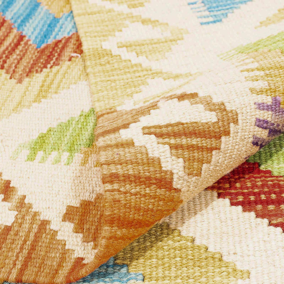 Kelim Carpet - Splash - 241 x 171 cm - flerfärgad