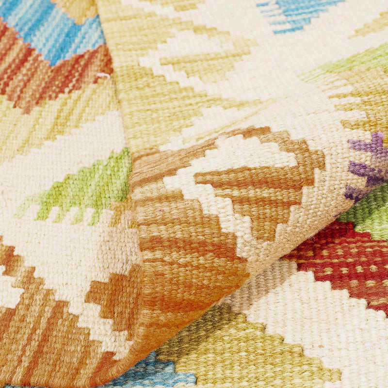 Kelim Carpet - Splash - 241 x 171 cm - flerfärgad