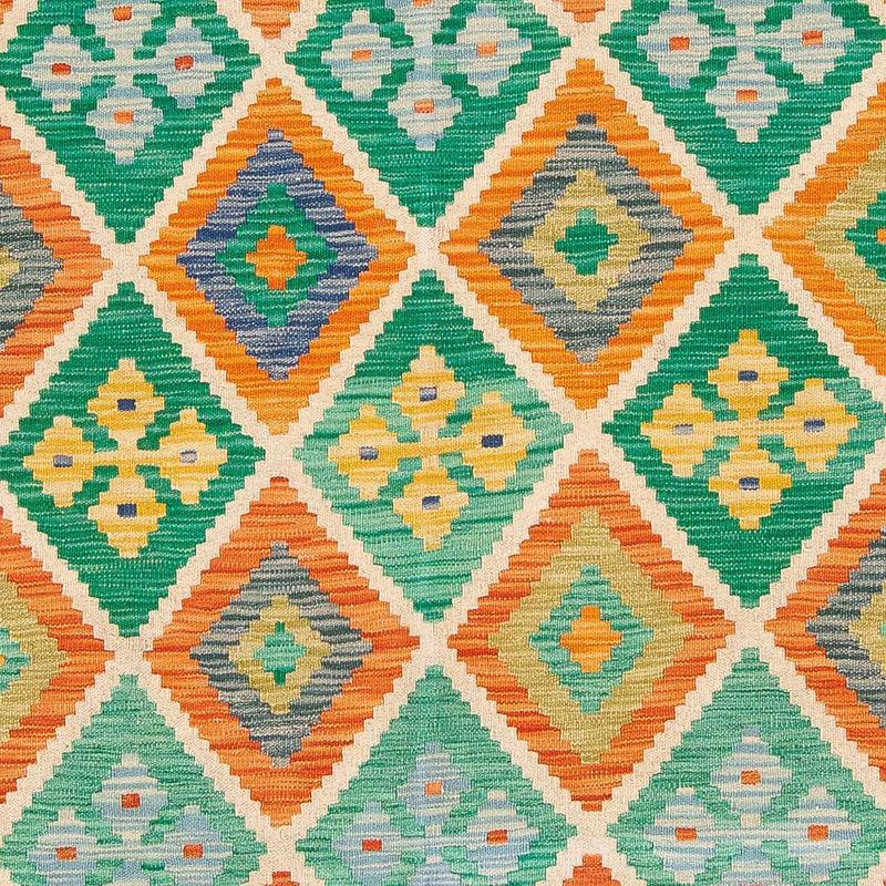 Kelim Carpet - Splash - 245 x 185 cm - flerfärgad