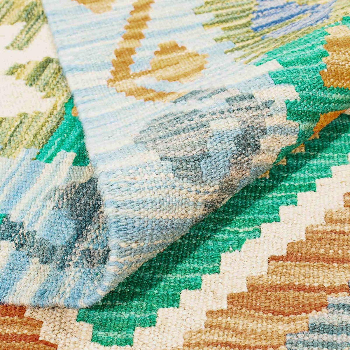 Kelim Carpet - Splash - 245 x 185 cm - flerfärgad