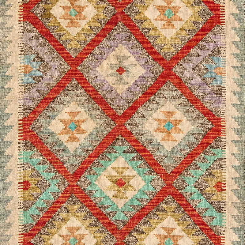 Kelim Carpet - Splash - 239 x 174 cm - flerfärgad