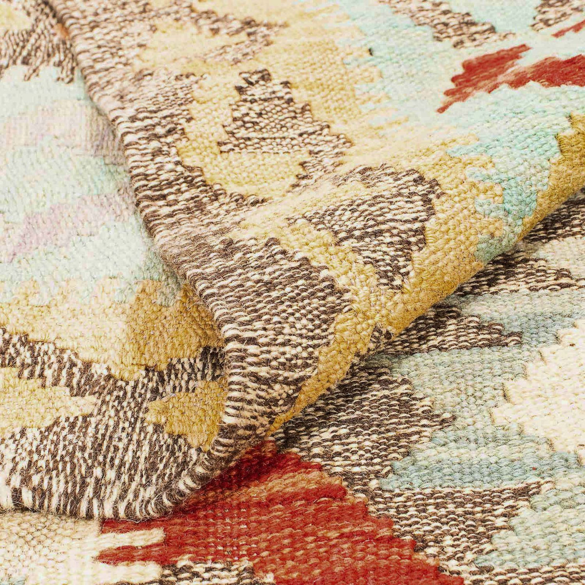 Kelim Carpet - Splash - 239 x 174 cm - flerfärgad