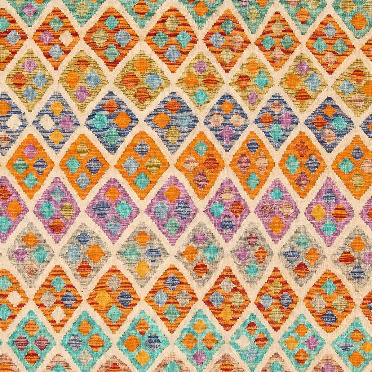 Kelim Carpet - Splash - 250 x 180 cm - flerfärgad