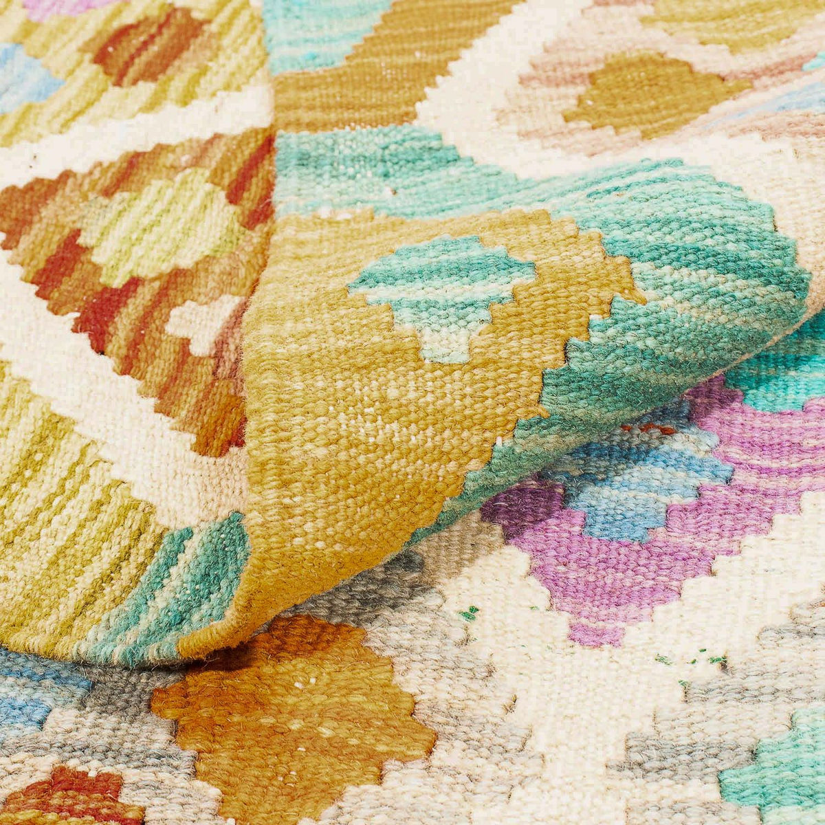 Kelim Carpet - Splash - 250 x 180 cm - flerfärgad