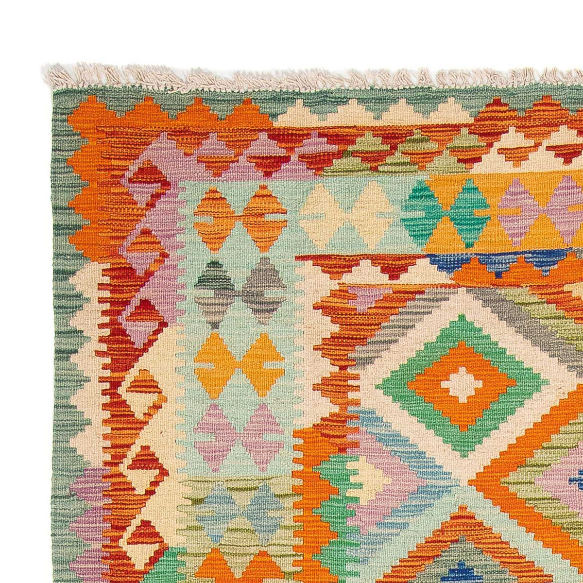 Kelim Carpet - Splash - 250 x 169 cm - flerfärgad