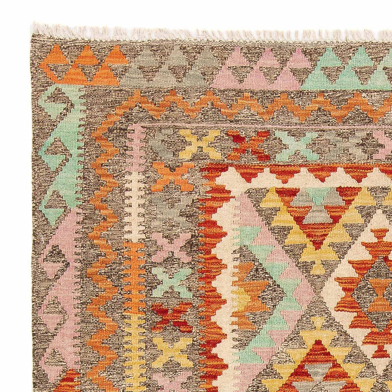 Kelim Carpet - Splash - 188 x 153 cm - flerfärgad