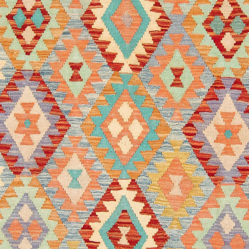 Kelim Carpet - Splash - 193 x 158 cm - flerfärgad