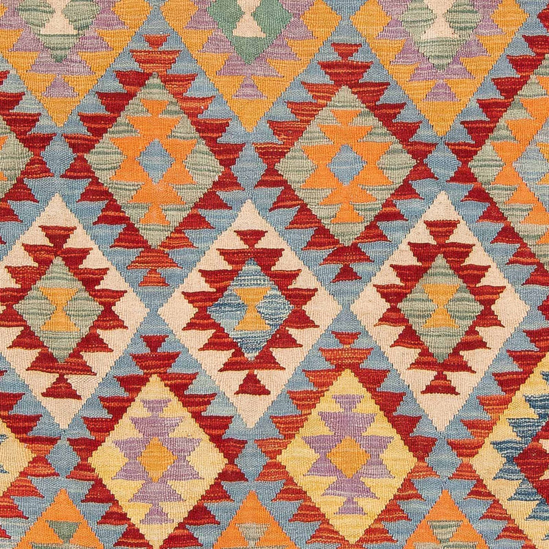 Kelim Carpet - Splash - 194 x 152 cm - flerfärgad