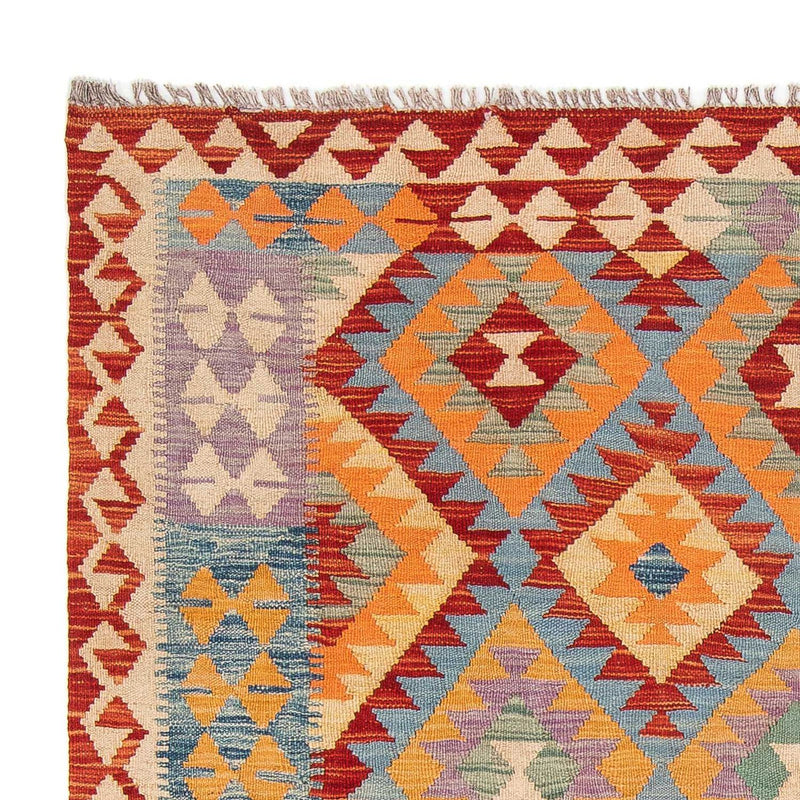 Kelim Carpet - Splash - 194 x 152 cm - flerfärgad