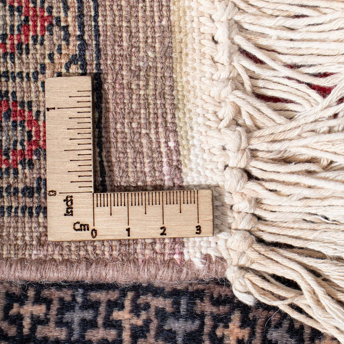 Runner Afghansk matta - Bukhara - 314 x 62 cm - mörkröd