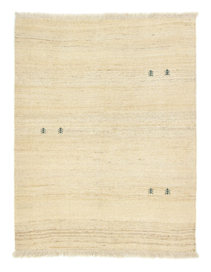 Gabbeh-matta - persisk - 160 x 123 cm - beige