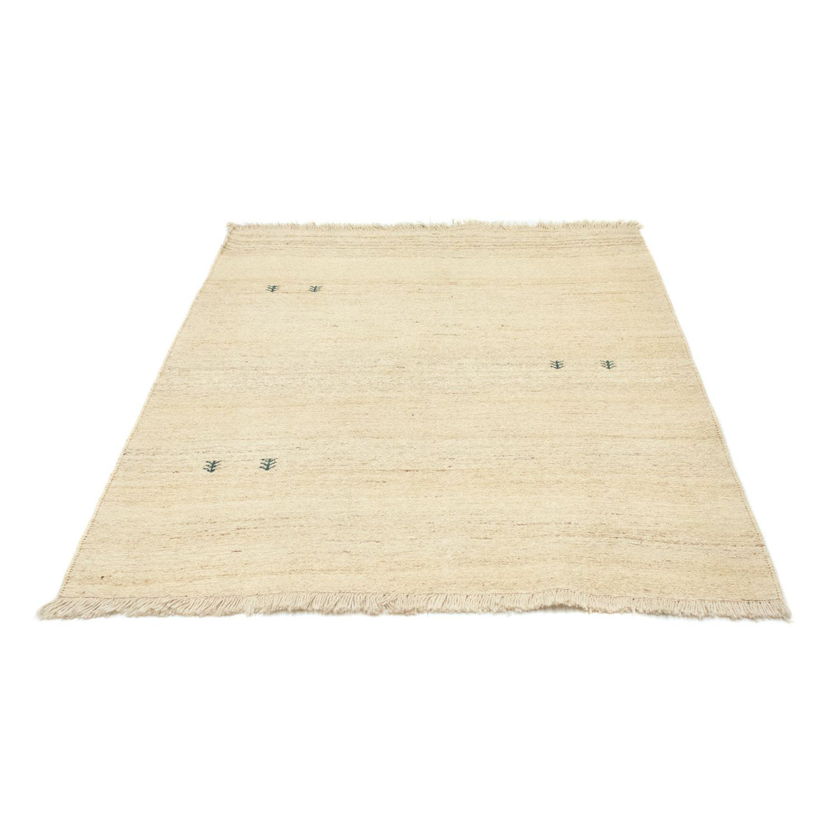 Gabbeh-matta - persisk - 160 x 123 cm - beige