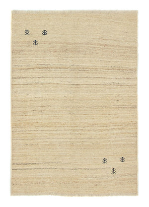 Gabbeh-matta - persisk - 157 x 110 cm - beige