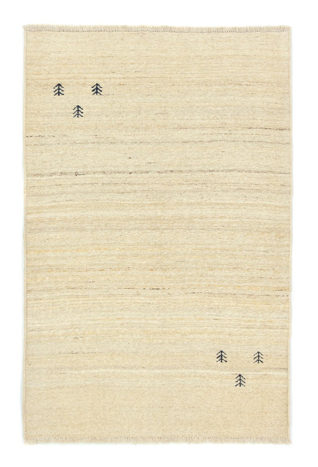 Gabbeh-matta - persisk - 166 x 108 cm - beige