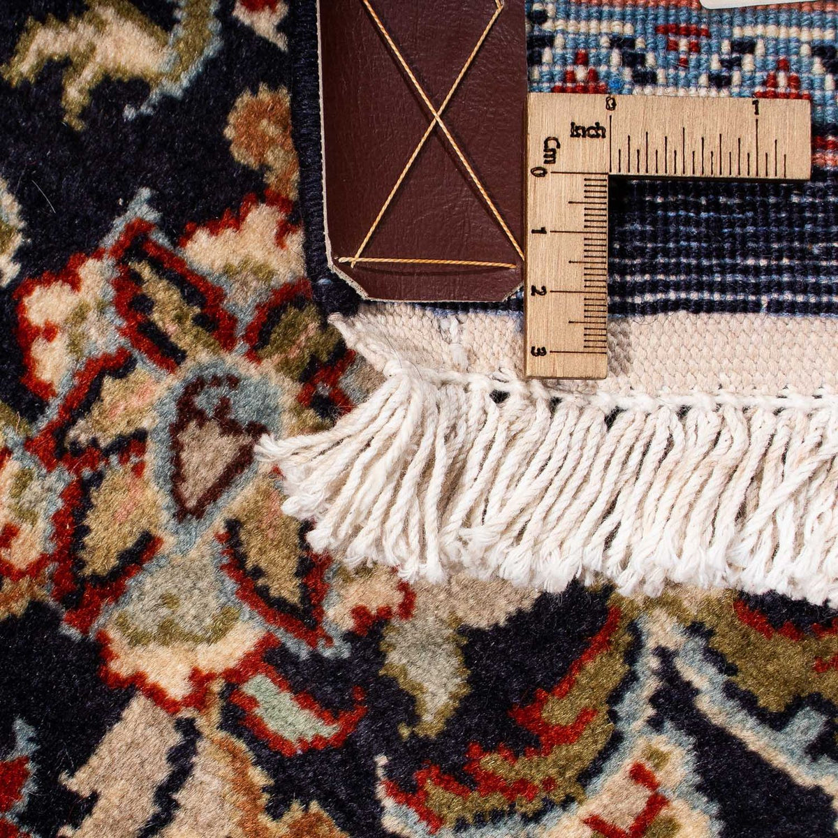 Persiska mattor - Keshan - 299 x 205 cm - mörkblå