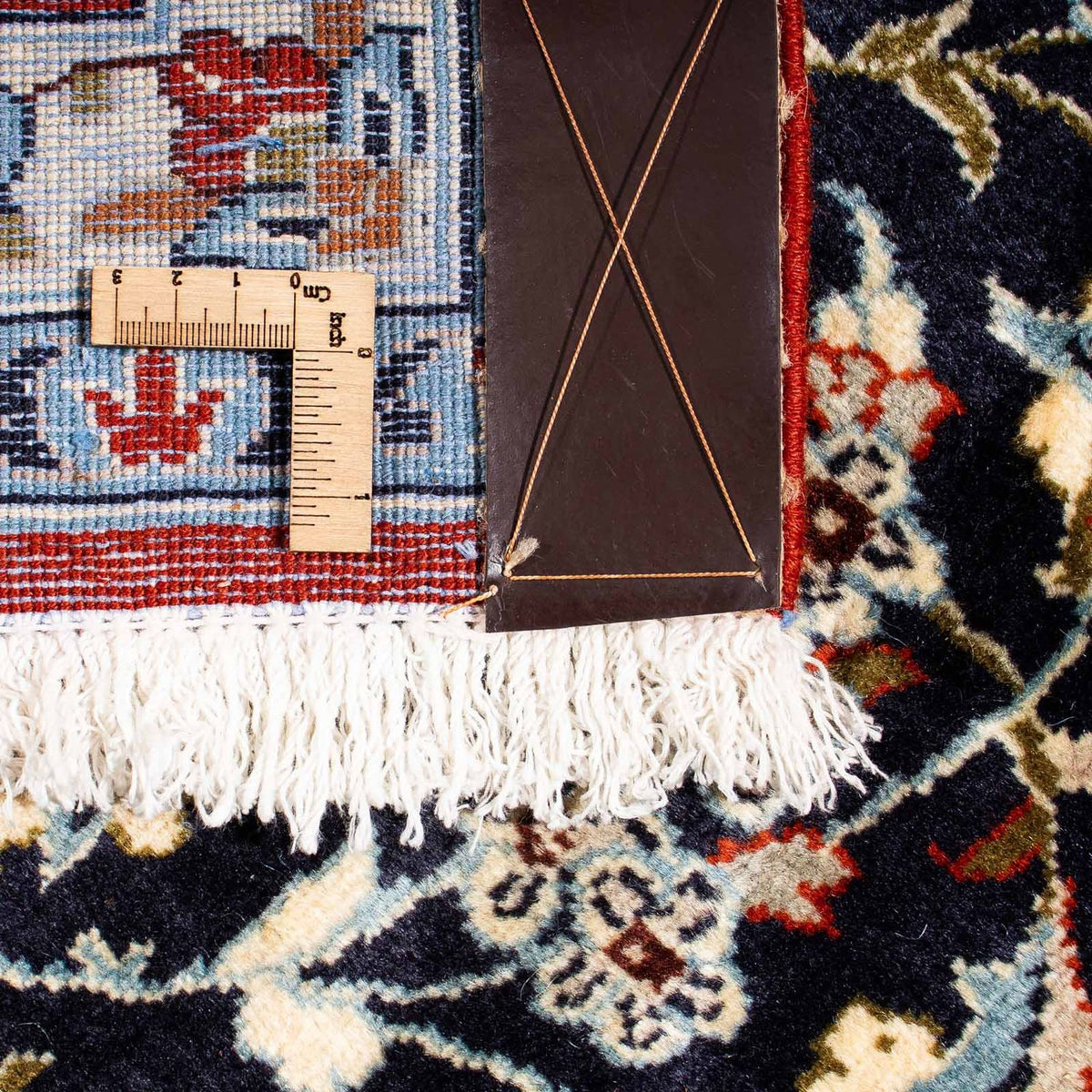 Persiska mattor - Keshan - 293 x 208 cm - mörkblå