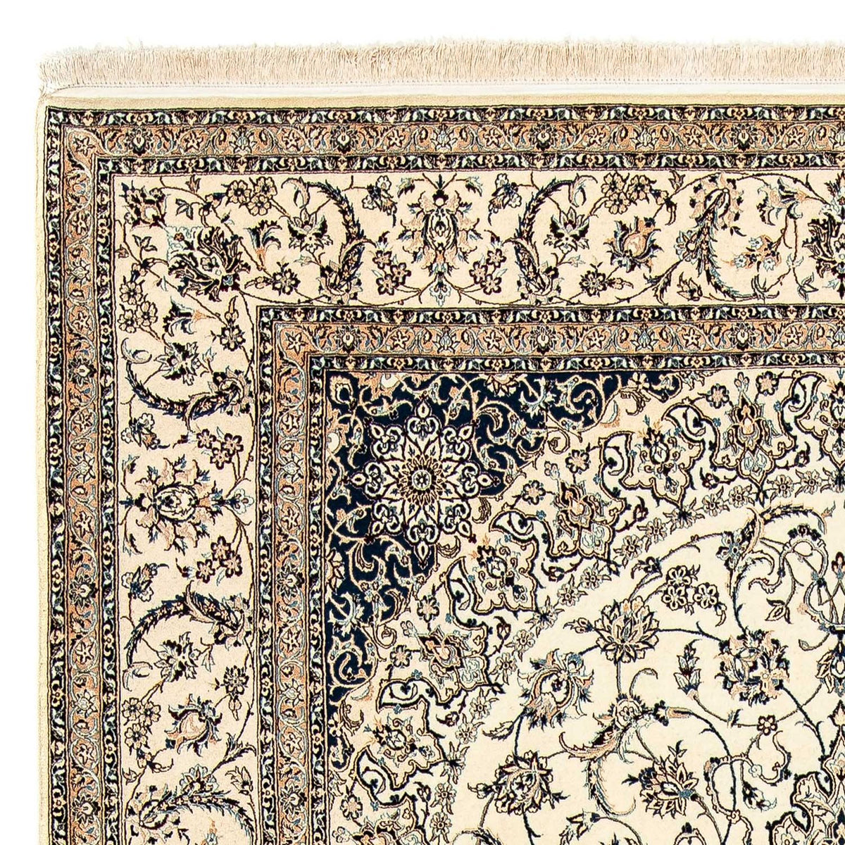 Persisk matta - Nain - Premium - 306 x 203 cm - beige