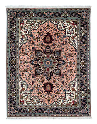 Persisk matta - Tabriz - Premium - 202 x 147 cm - ljusröd
