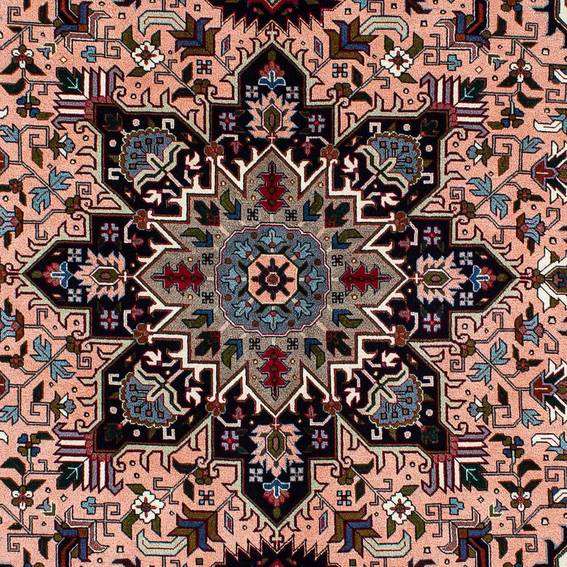 Persisk matta - Tabriz - Premium - 202 x 147 cm - ljusröd