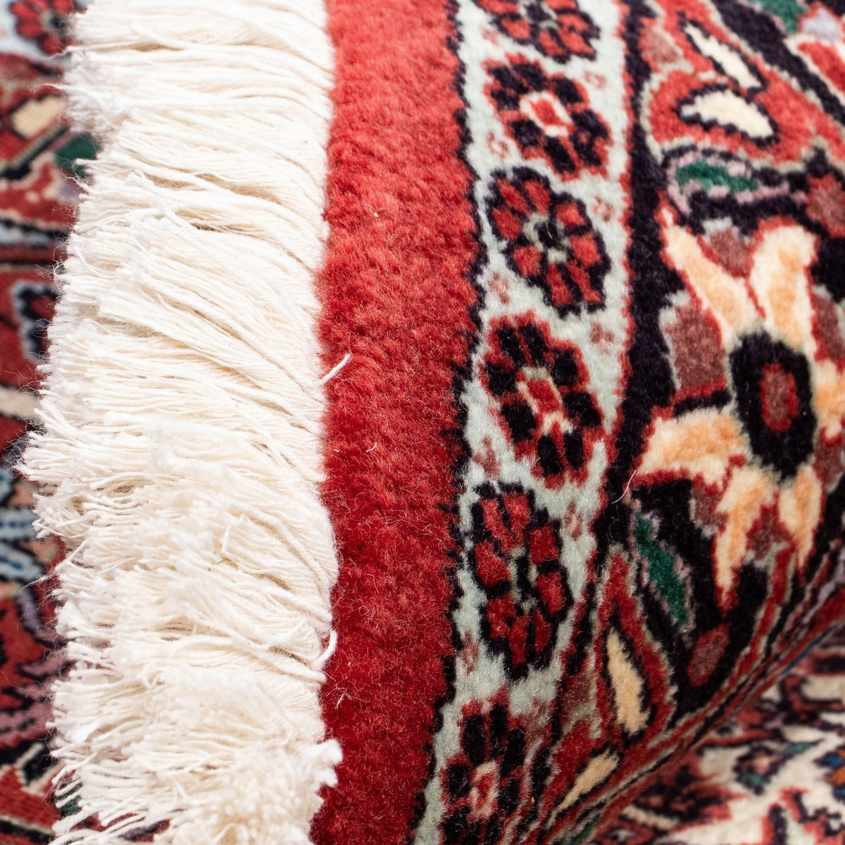 Persisk matta - Bijar runt  - 305 x 305 cm - röd