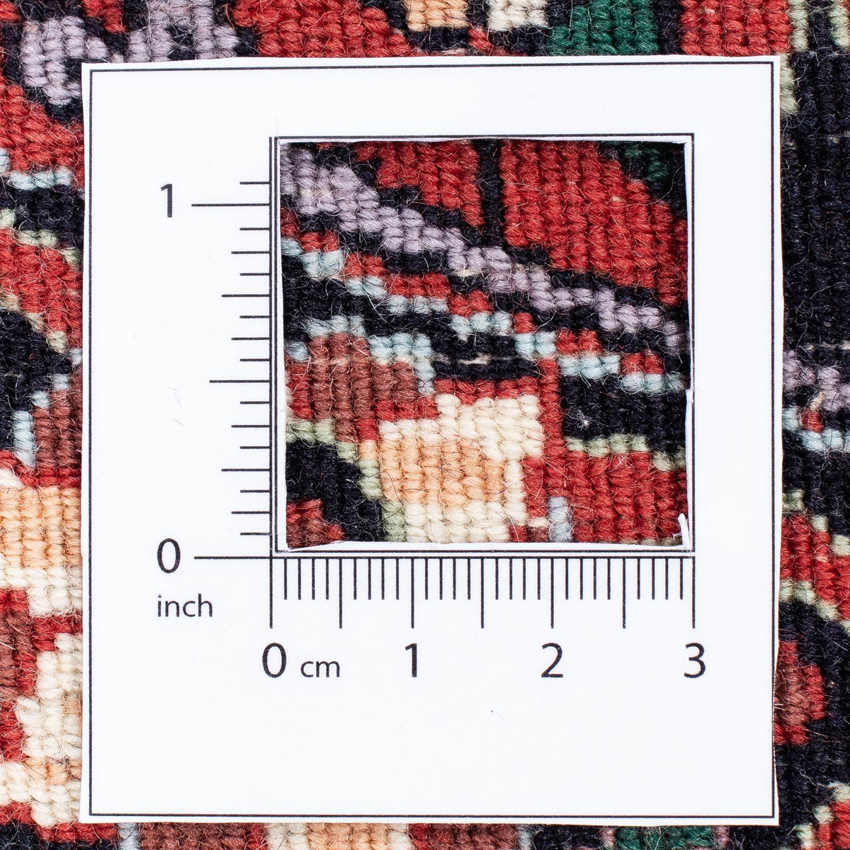 Persisk matta - Bijar runt  - 305 x 305 cm - röd