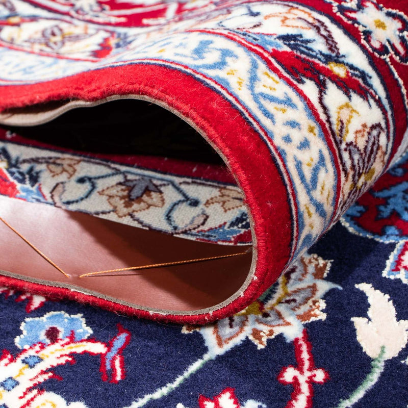 Persisk matta - Isfahan - Premium - 243 x 159 cm - mörkröd