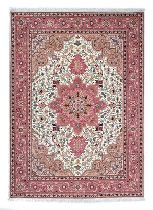 Persisk matta - Tabriz - Premium - 213 x 152 cm - beige