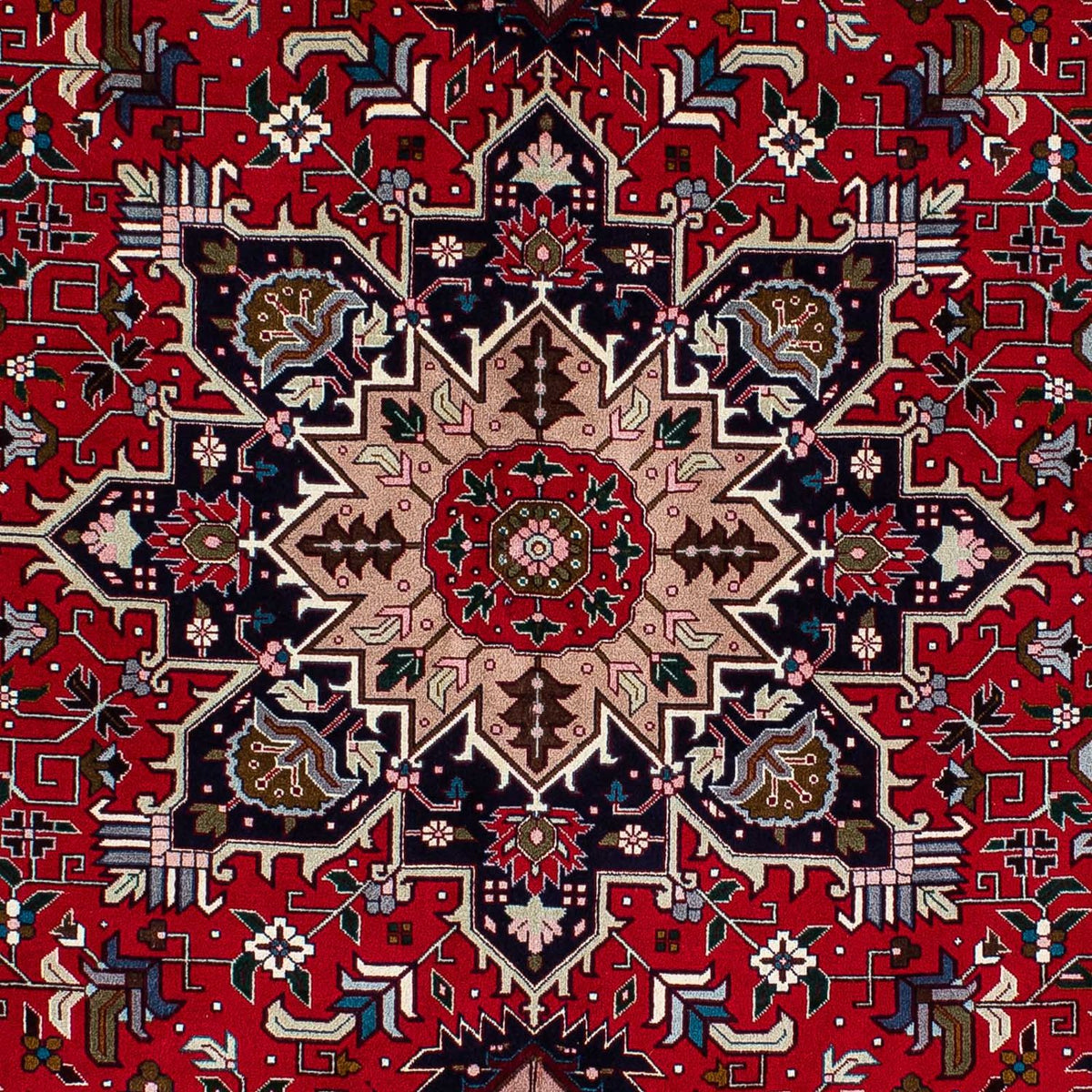 Persisk matta - Tabriz - Royal - 200 x 153 cm - röd
