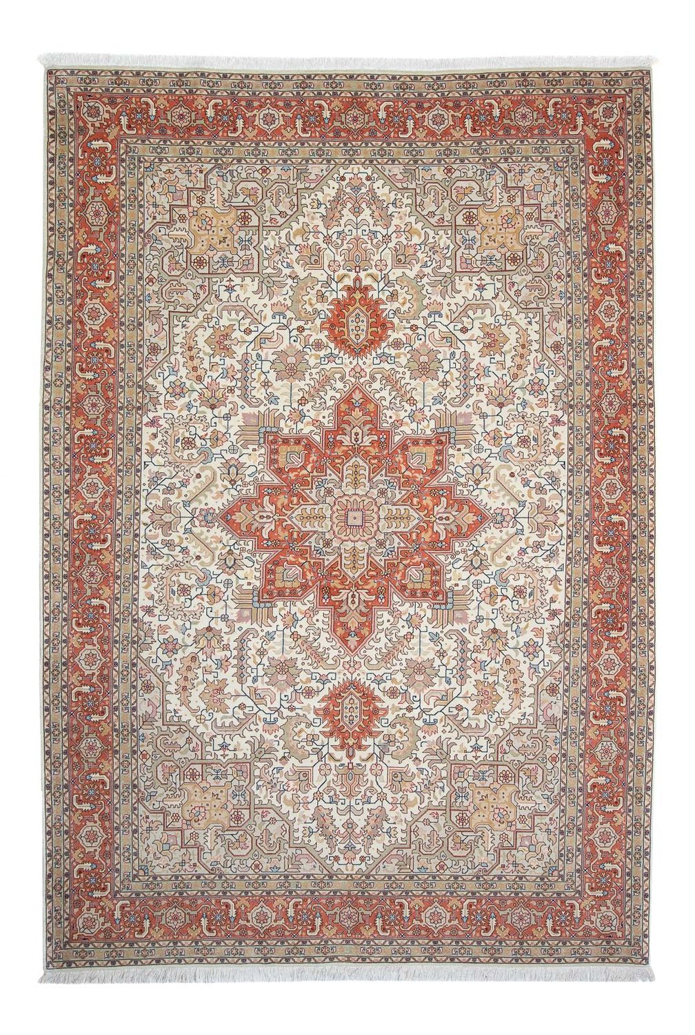 Persisk matta - Tabriz - Royal - 306 x 200 cm - beige