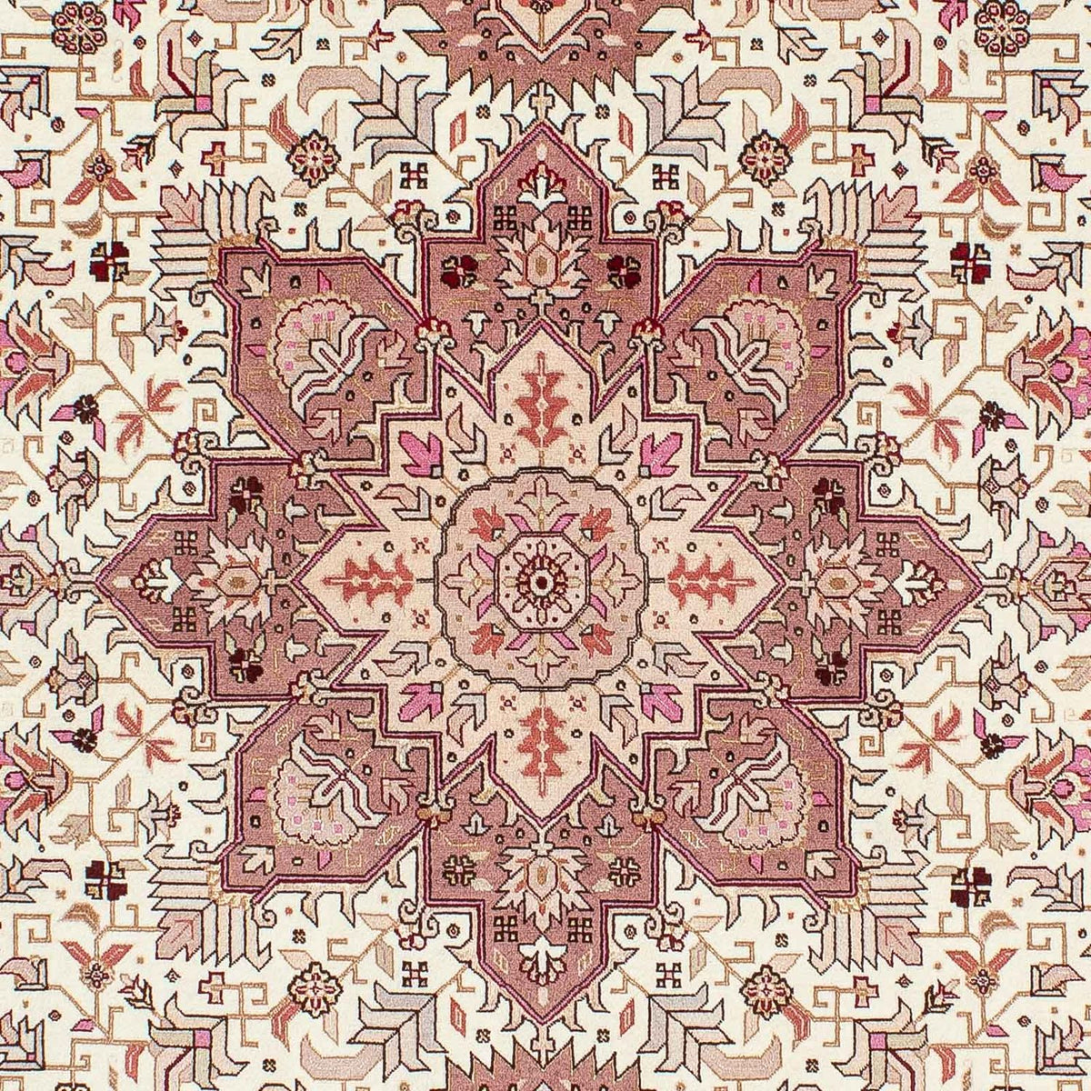 Persisk matta - Tabriz - Royal - 207 x 149 cm - beige