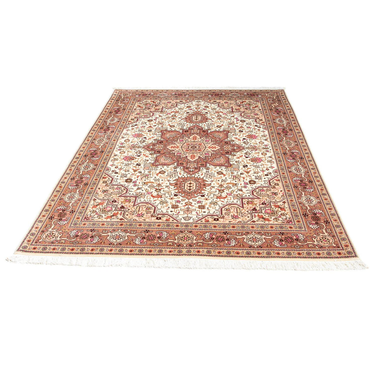 Persisk matta - Tabriz - Royal - 207 x 149 cm - beige