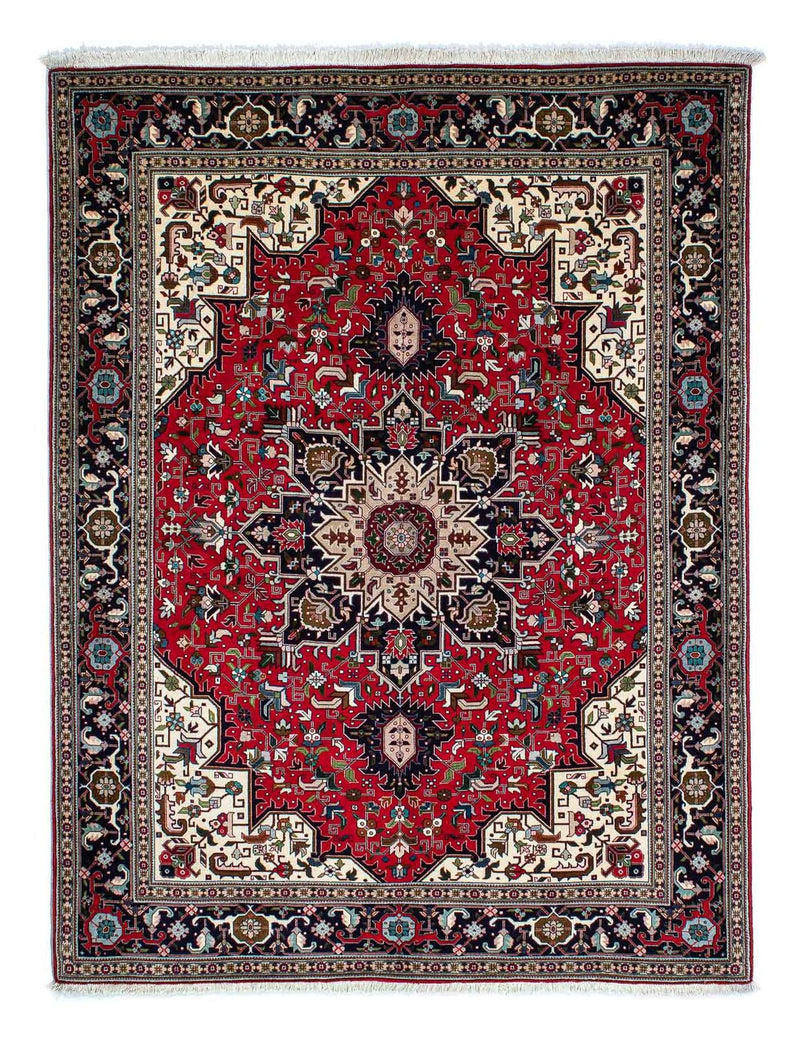Persisk matta - Tabriz - Royal - 206 x 151 cm - röd