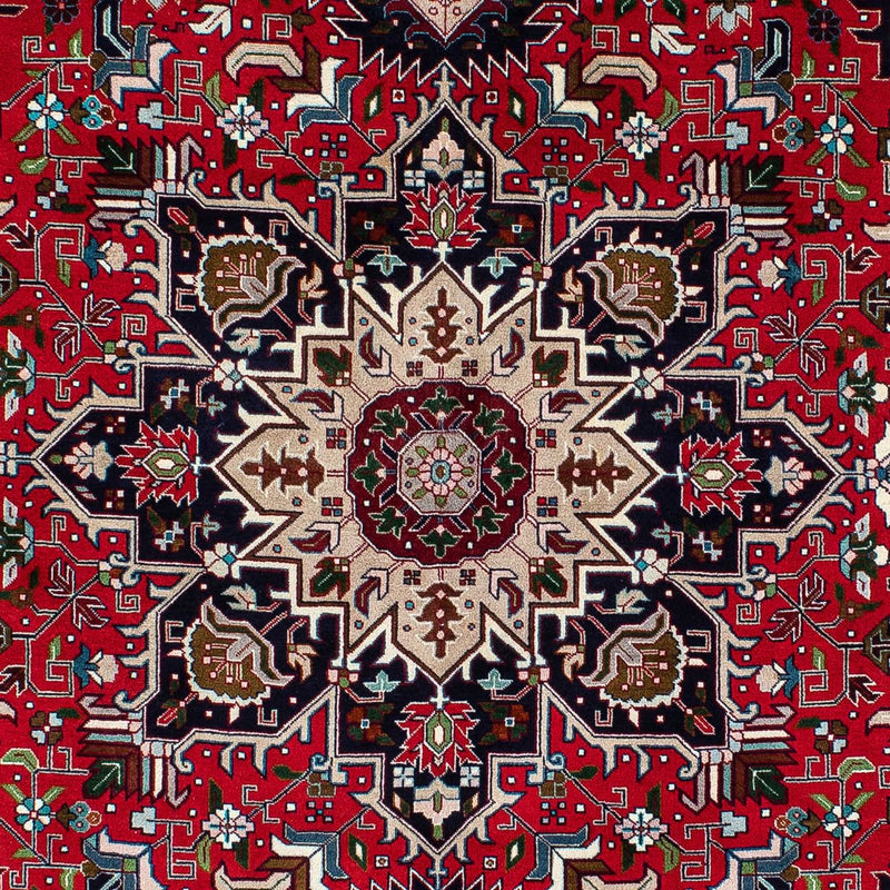 Persisk matta - Tabriz - Royal - 206 x 151 cm - röd