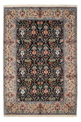 Persisk matta - Isfahan - Premium - 233 x 156 cm - mörkblå