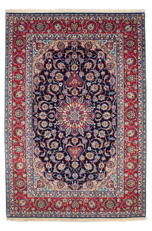 Persisk matta - Isfahan - Premium - 233 x 155 cm - mörkblå