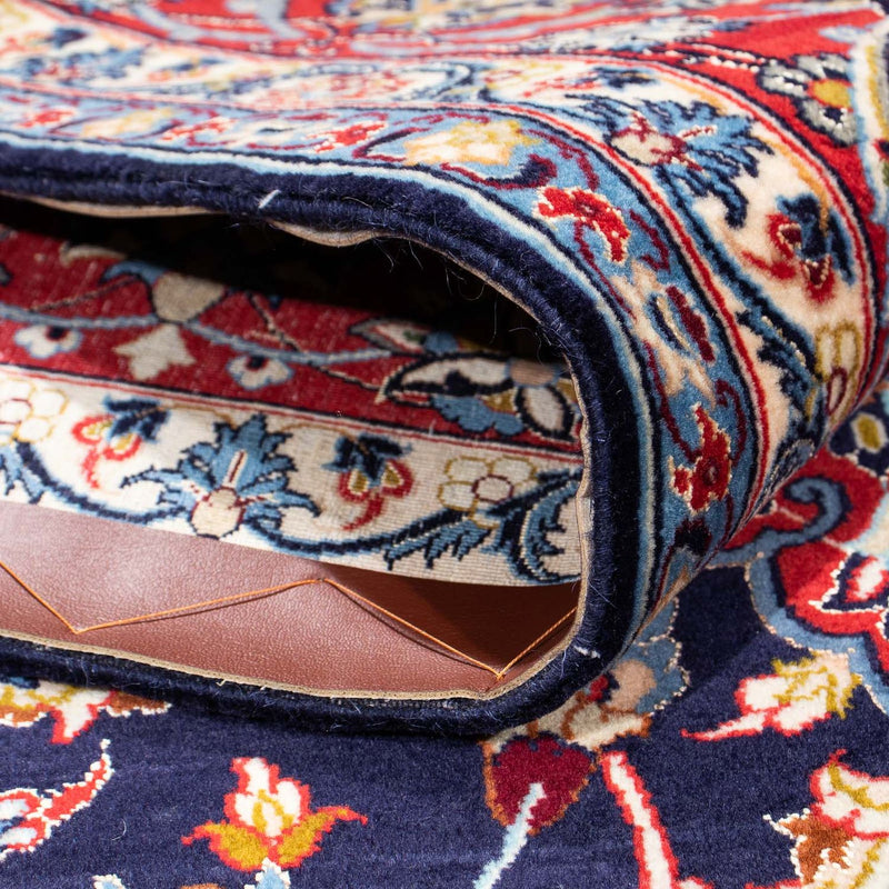 Persisk matta - Isfahan - Premium - 233 x 155 cm - mörkblå