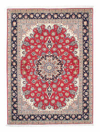 Persisk matta - Tabriz - 207 x 150 cm - röd