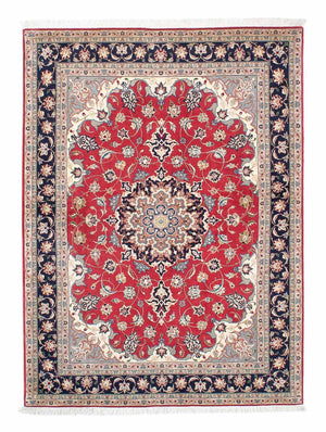 Persisk matta - Tabriz - 207 x 150 cm - röd