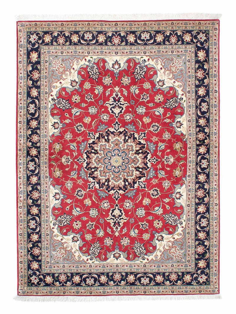 Persisk matta - Tabriz - 207 x 150 cm - röd
