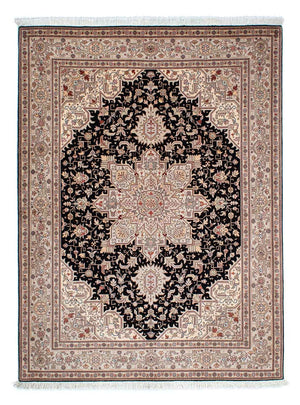 Persisk matta - Tabriz - Premium - 206 x 151 cm - mörkblå