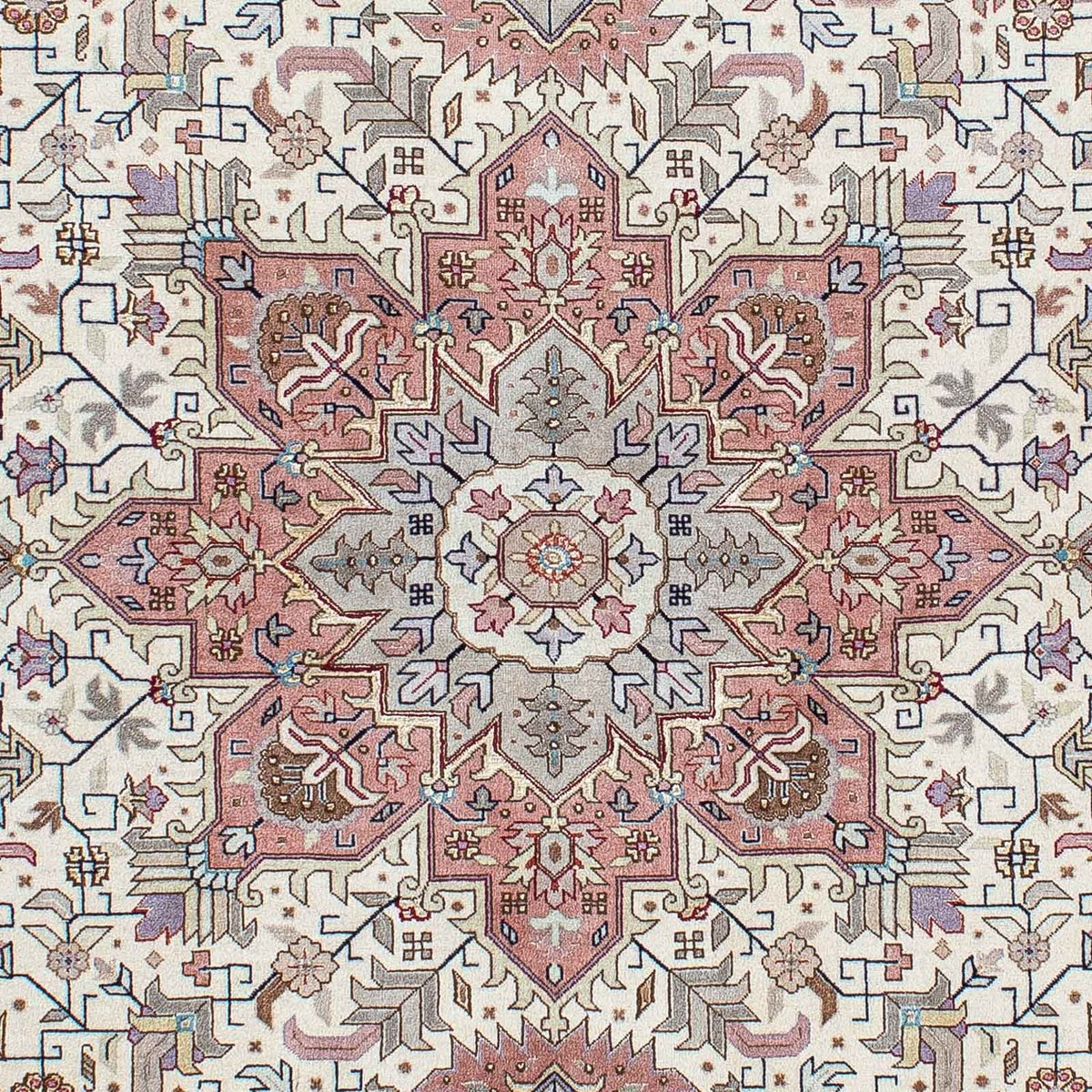 Persisk matta - Tabriz - Royal - 204 x 152 cm - beige